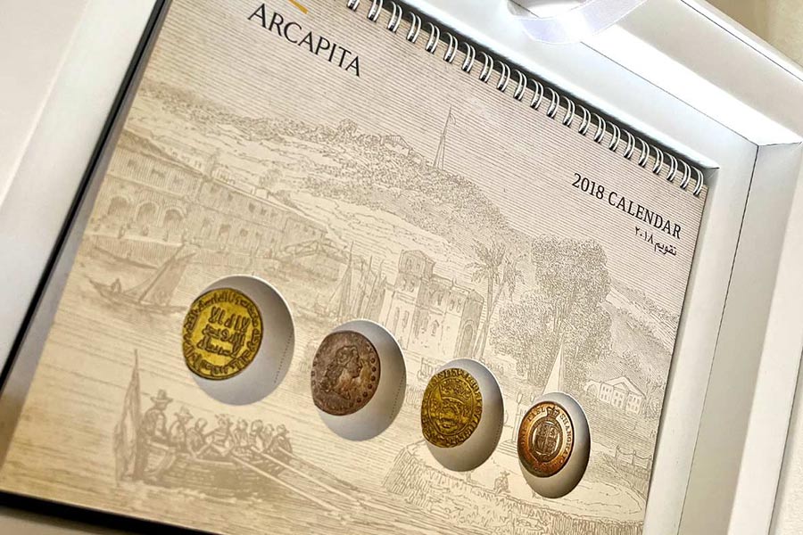 2018 calendar in presentation box