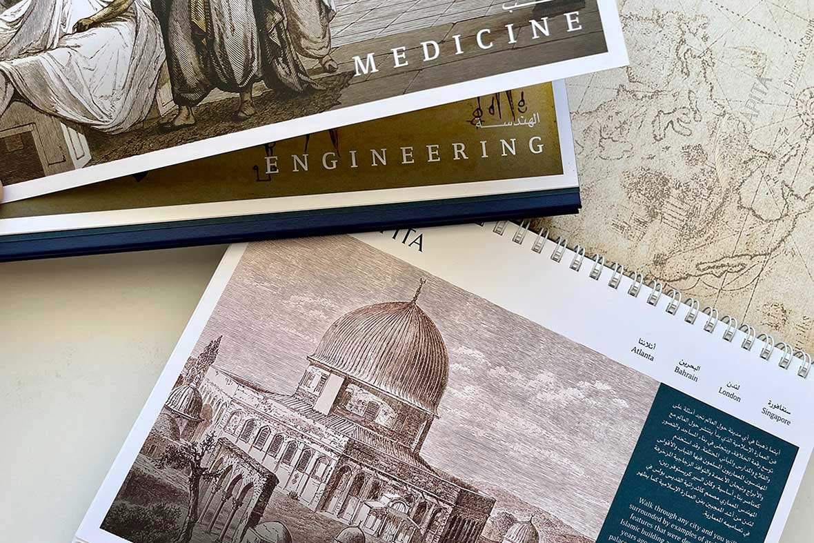 Printed calendar pages