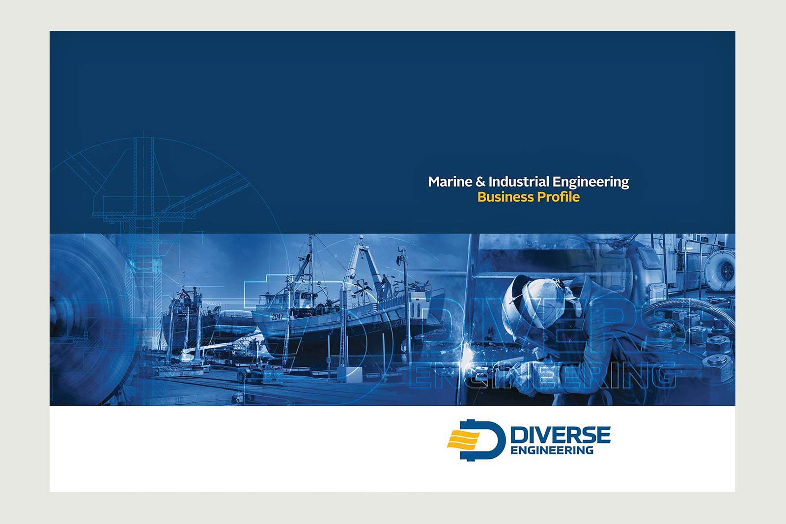 Diverse corporate presentation cover