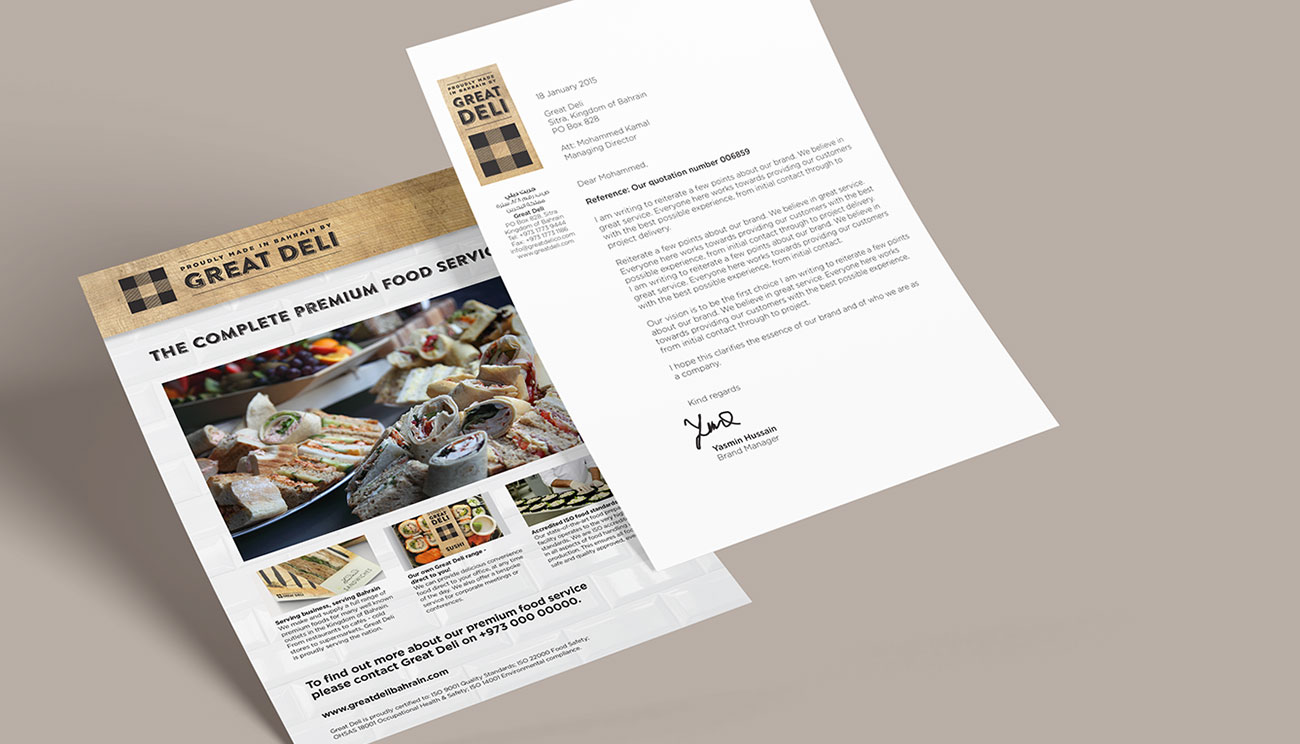 Great Deli Leaflets