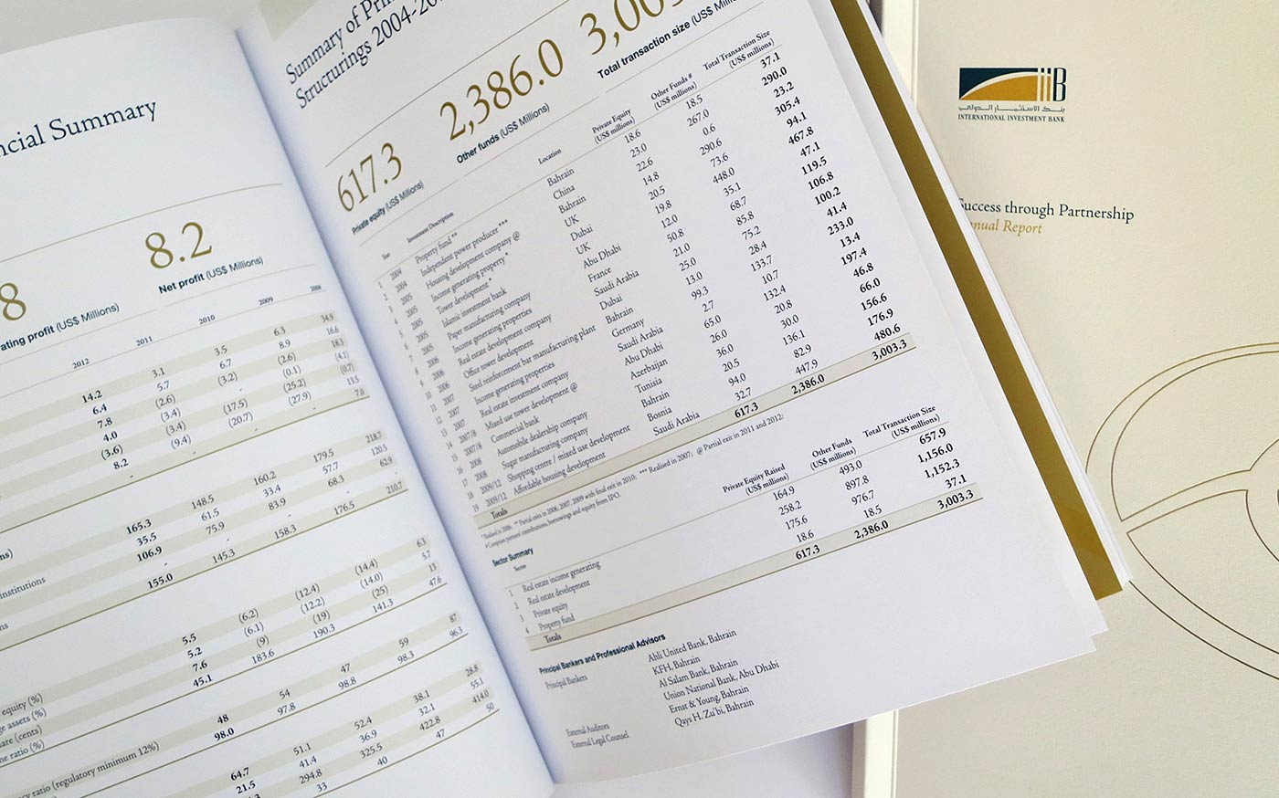 IIB 2012 Annual Report financials
