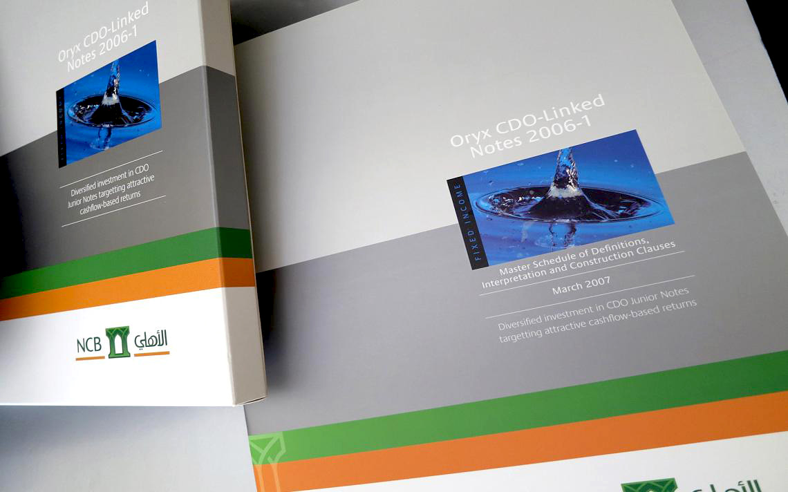 NCB Oryx CDO linked notes